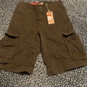 NWT boys brown cargo shorts